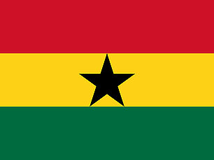 Flagge von Ghana